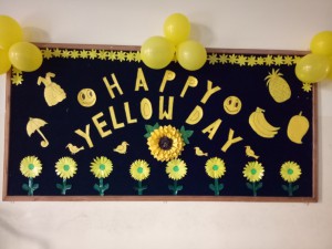 Yellow Colour Day Celebrated on 3-02-2018 